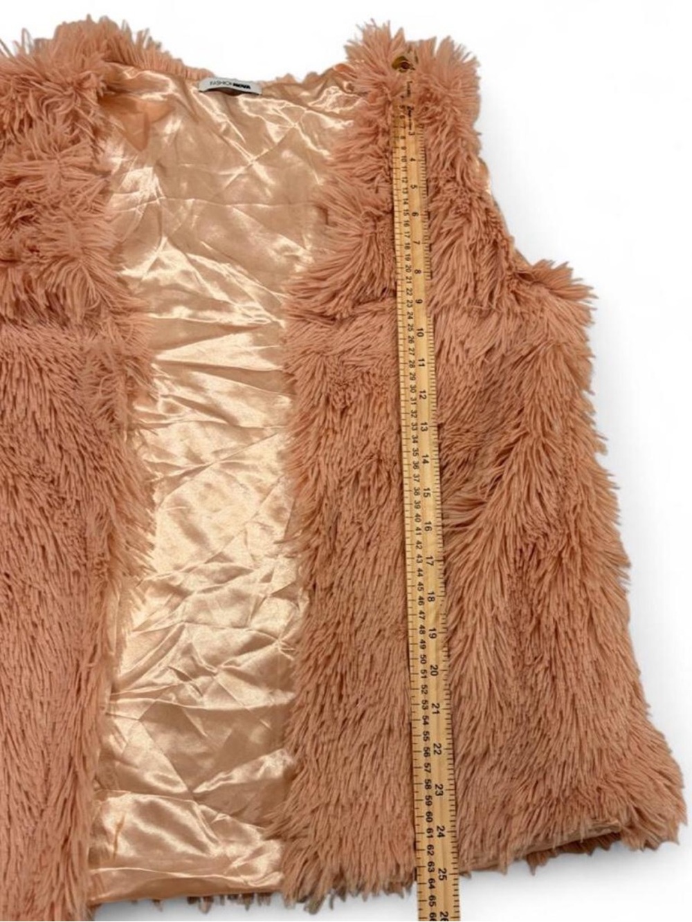 Fashion Nova Faux Fur Open Vest | Mauve Pink | O/S - Picture 5 of 8